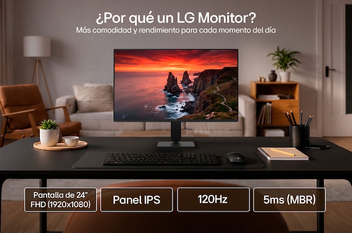 Monitor LG IPS Full HD de 24" 24U411A-B Por que un LG monitor